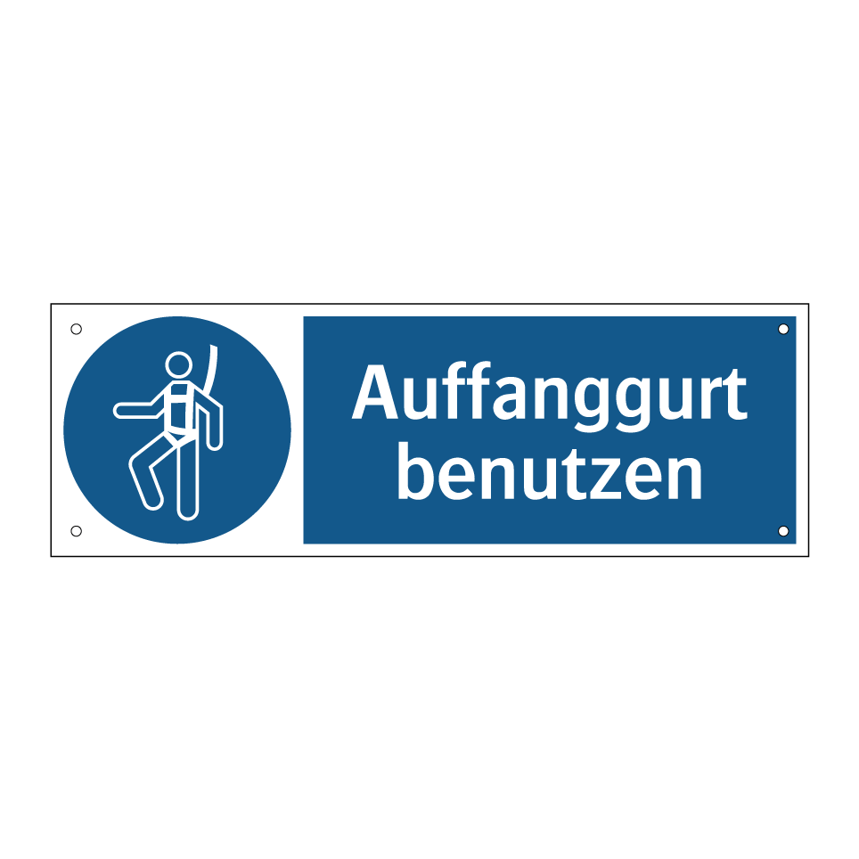 Auffanggurt benutzen