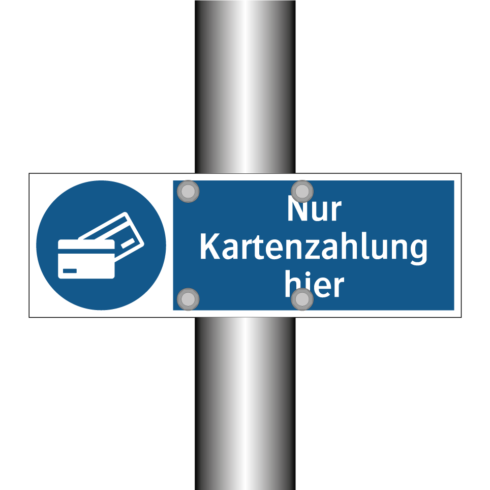 Nur Kartenzahlung hier