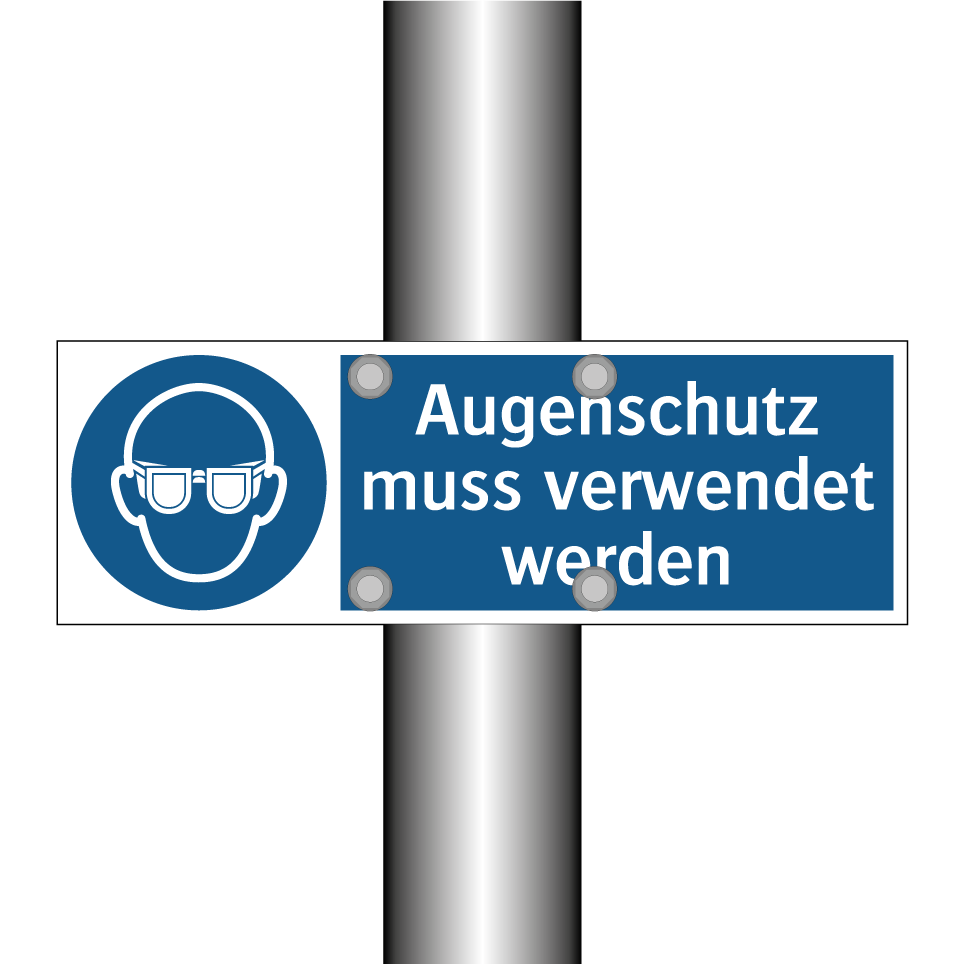 Augenschutz muss verwendet werden
