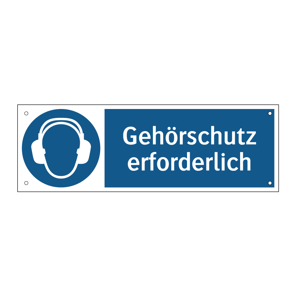 Gehörschutz erforderlich