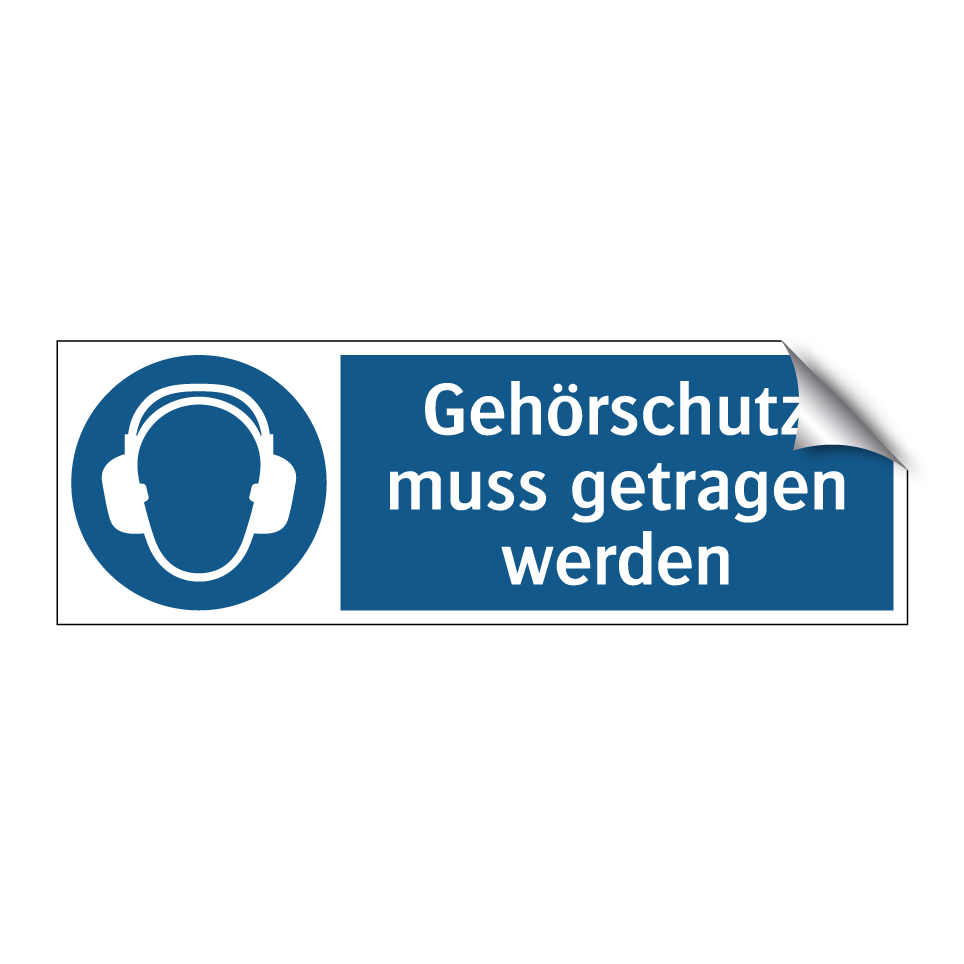 Gehörschutz muss getragen werden