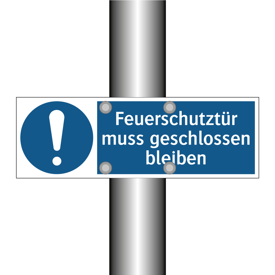 Feuerschutztür muss geschlossen bleiben