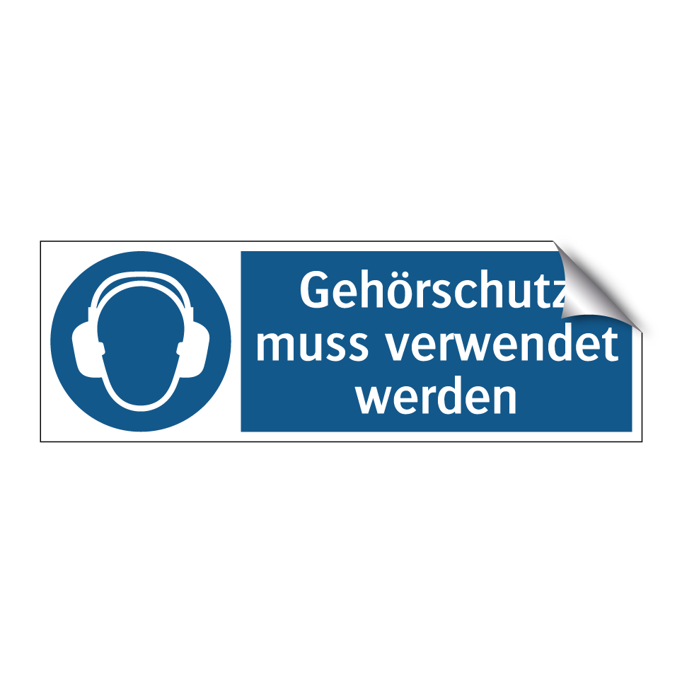 Gehörschutz muss verwendet werden