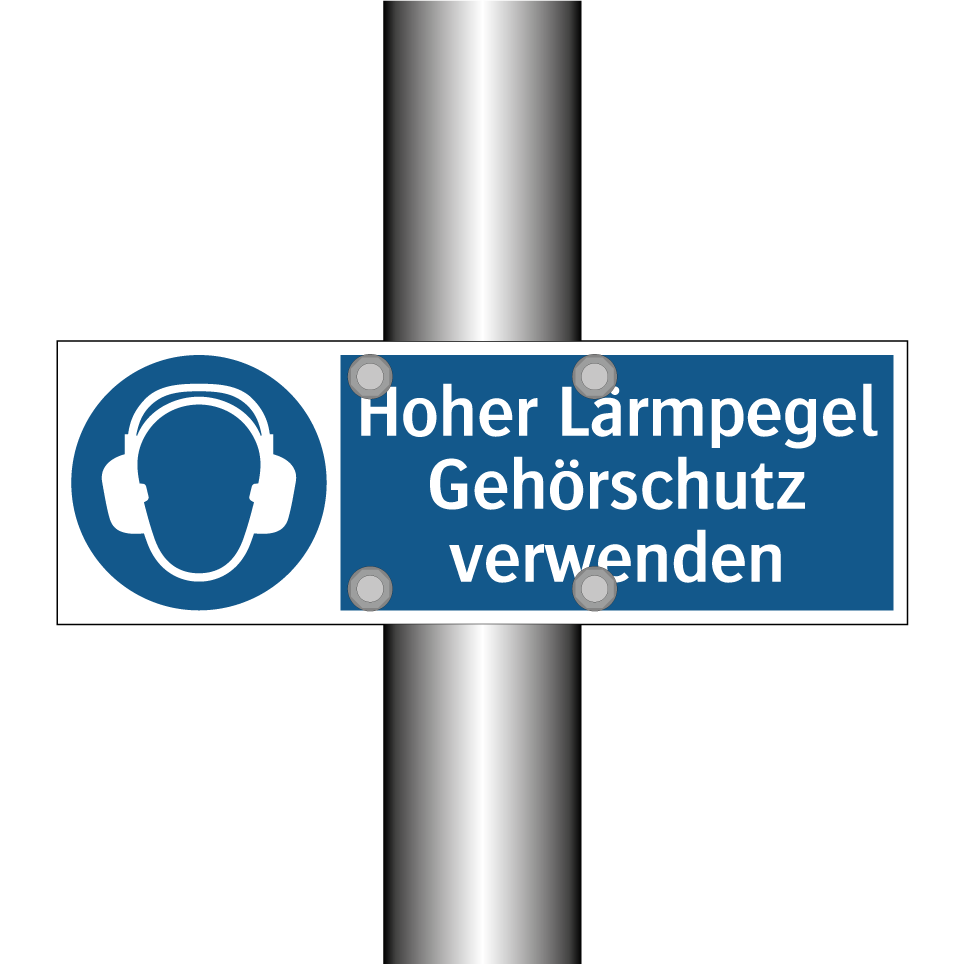 Hoher Lärmpegel Gehörschutz verwenden