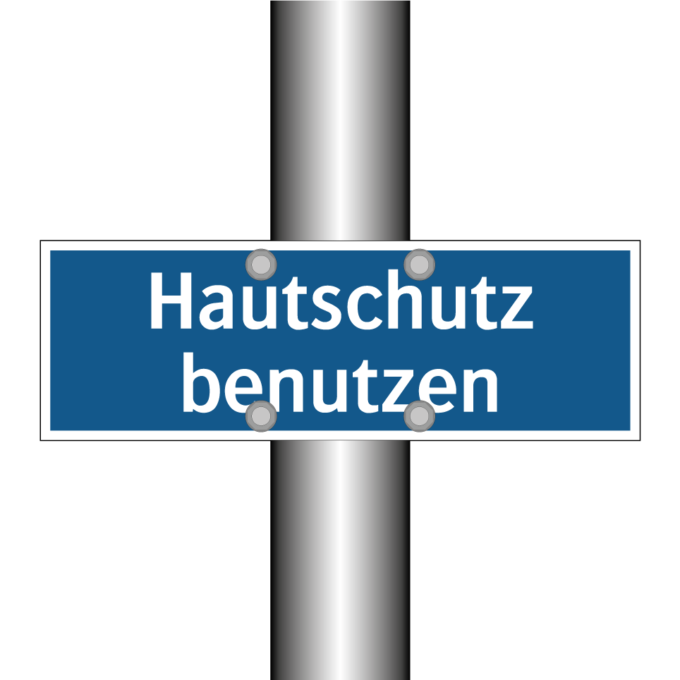 Hautschutz benutzen