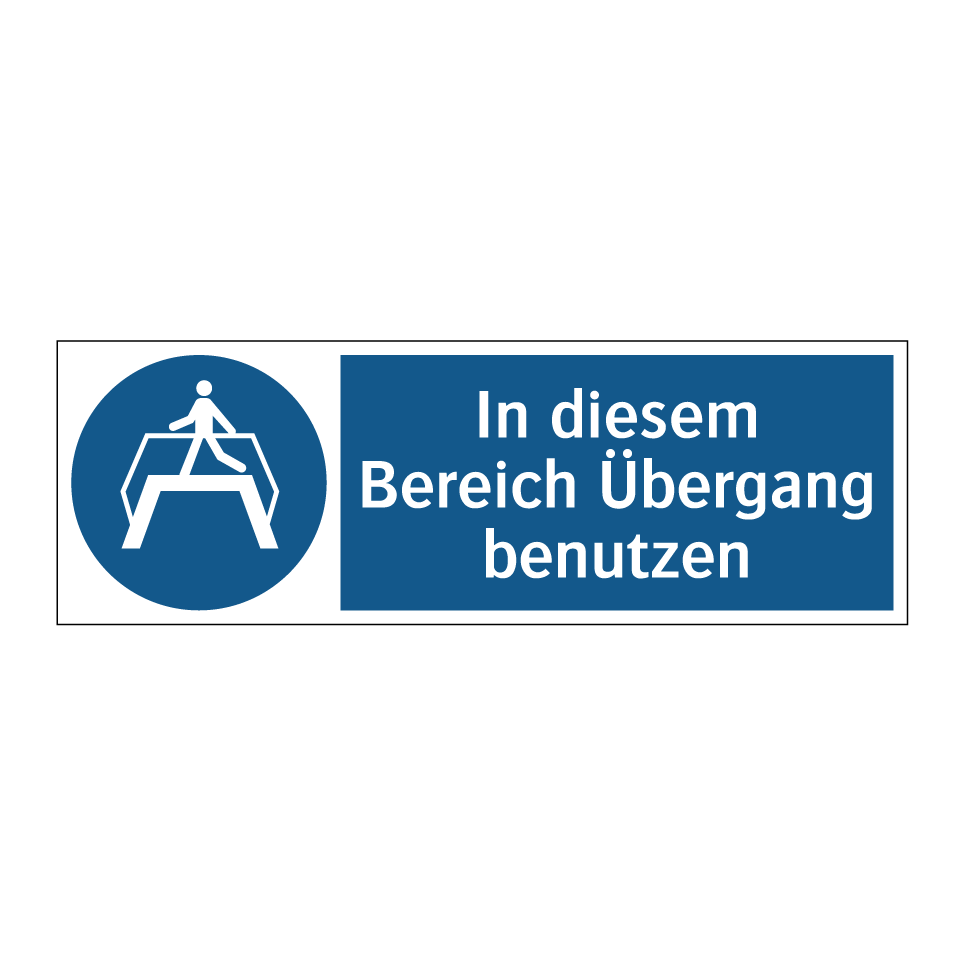 In diesem Bereich Übergang benutzen