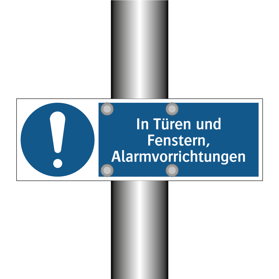 In Türen und Fenstern, Alarmvorrichtungen