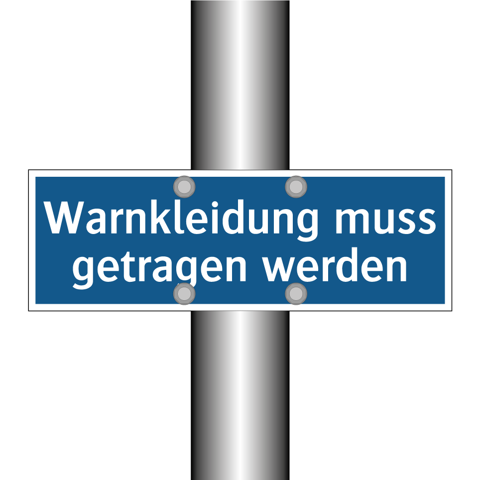 Warnkleidung muss getragen werden