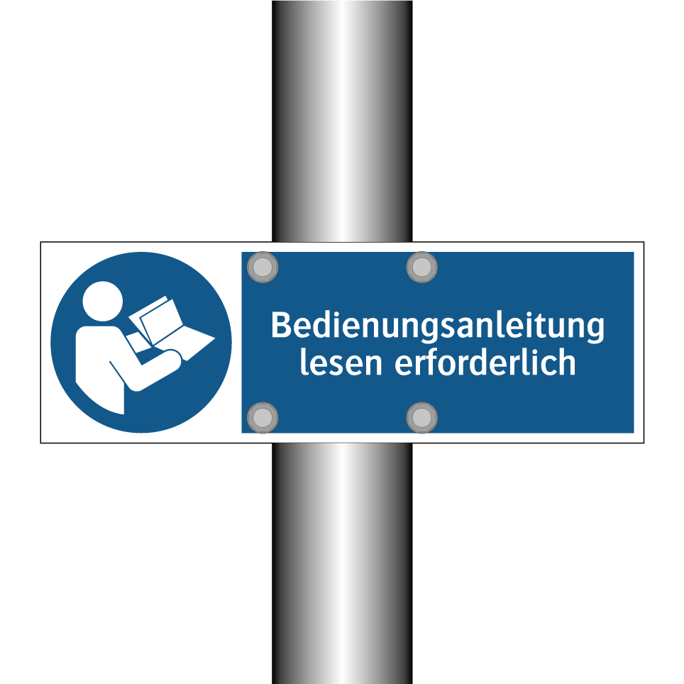 Bedienungsanleitung lesen erforderlich