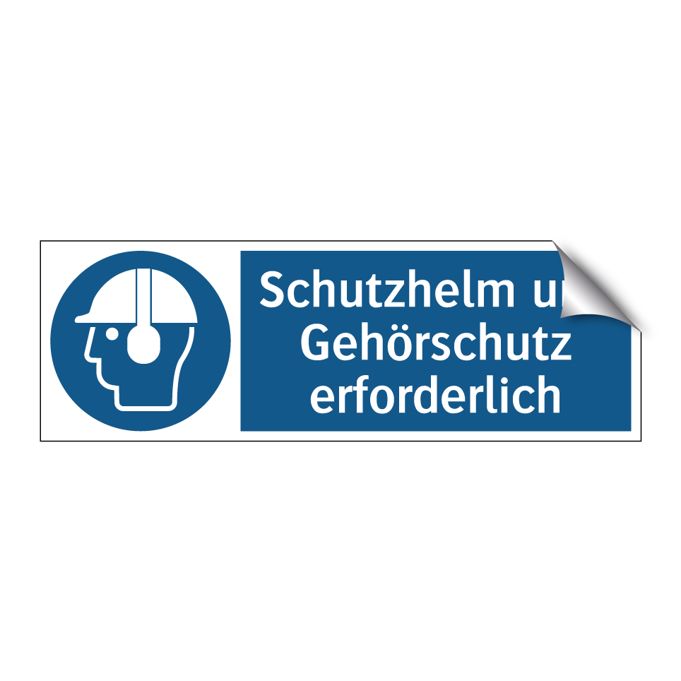 Schutzhelm und Gehörschutz erforderlich