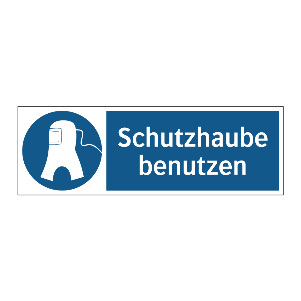 Schutzhaube benutzen