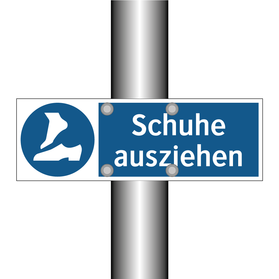 Schuhe ausziehen