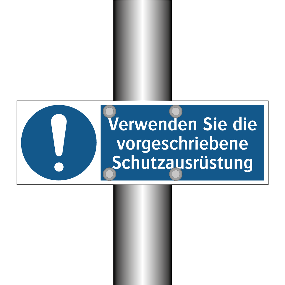 Verwenden Sie die vorgeschriebene Schutzausrüstung
