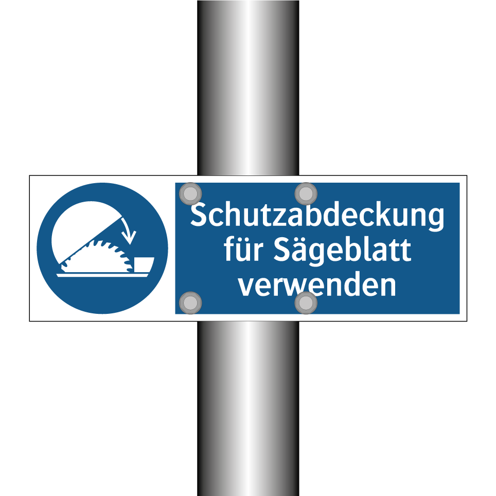 Schutzabdeckung für Sägeblatt verwenden