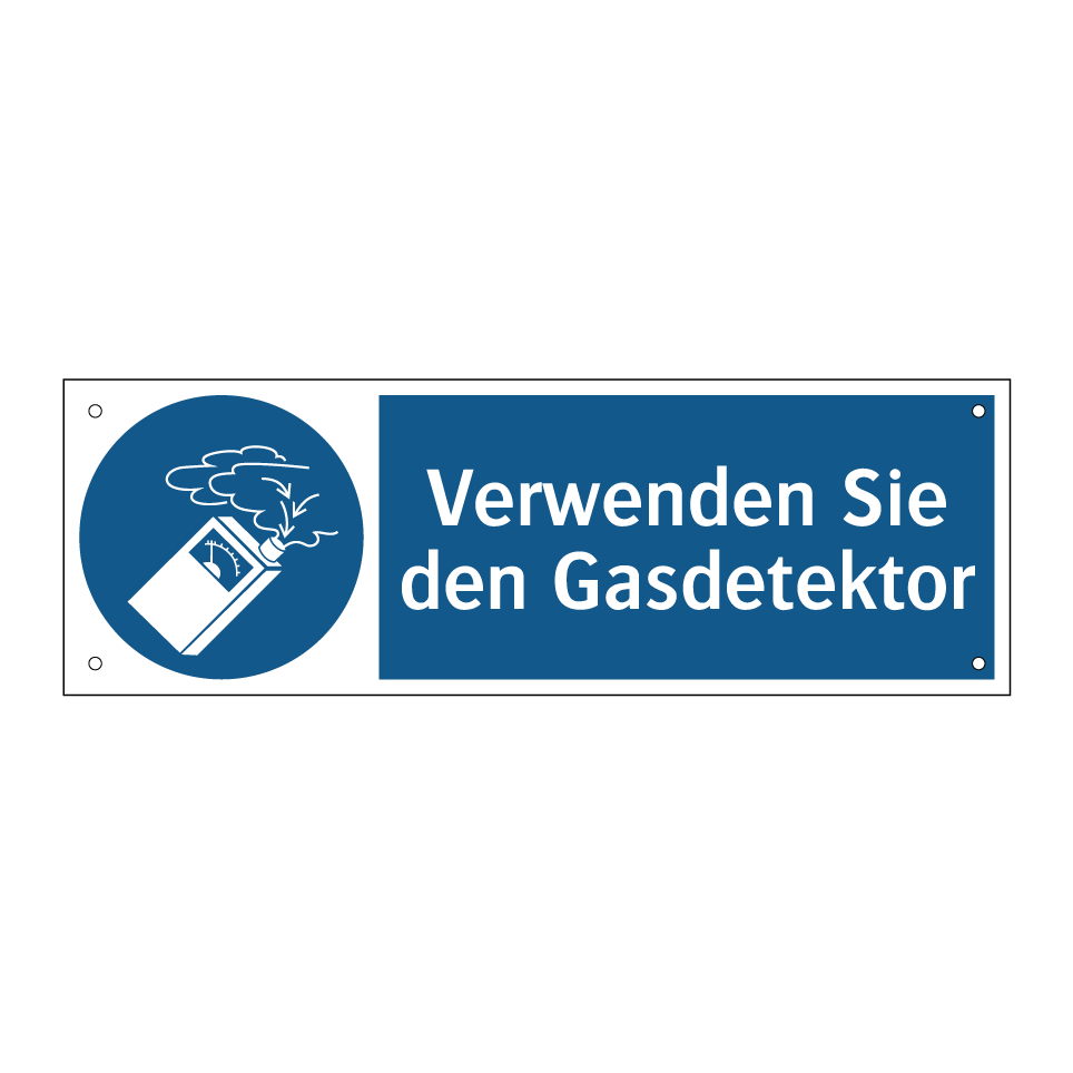 Verwenden Sie den Gasdetektor