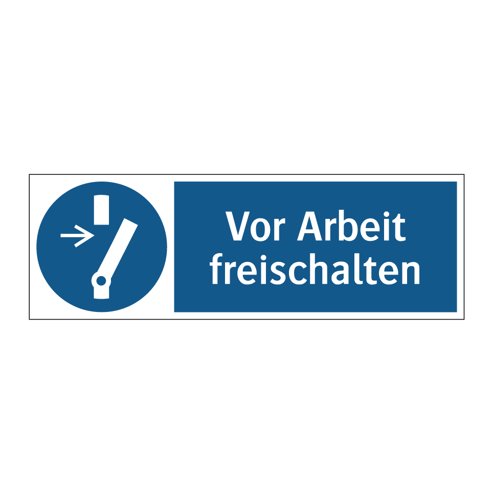 Vor Arbeit freischalten