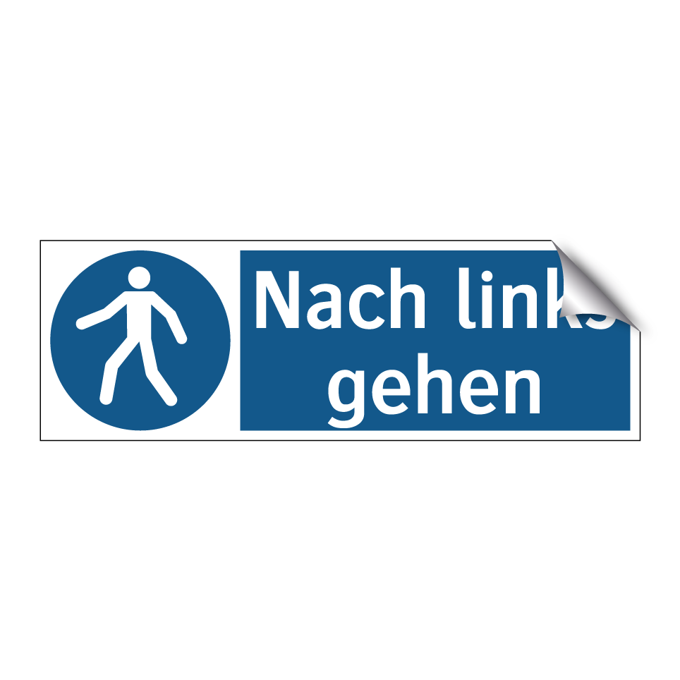 Nach links gehen