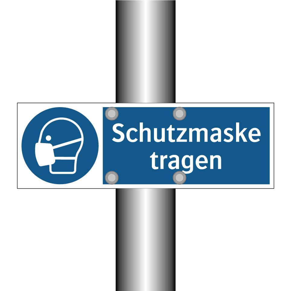 Schutzmaske tragen