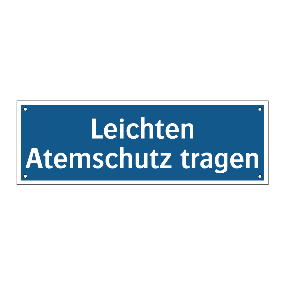 Leichten Atemschutz tragen