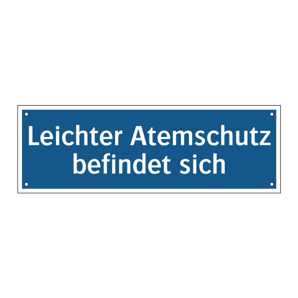 Leichter Atemschutz befindet sich
