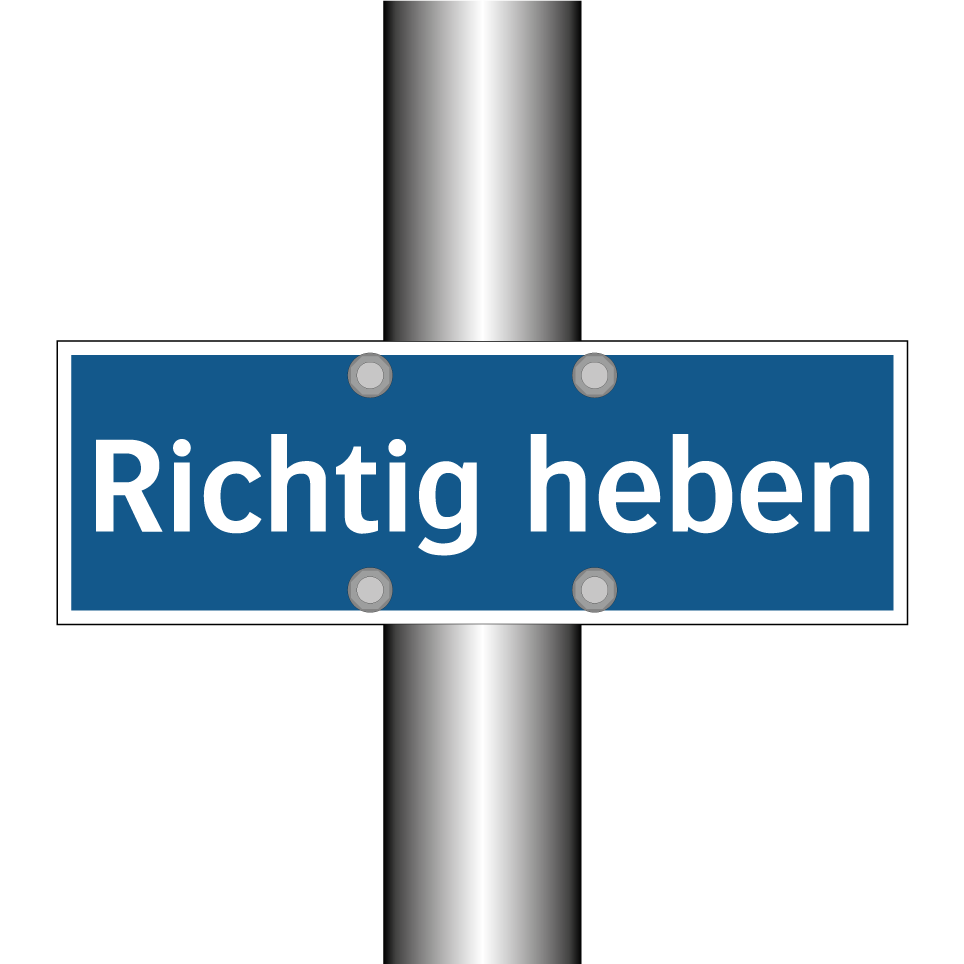 Richtig heben