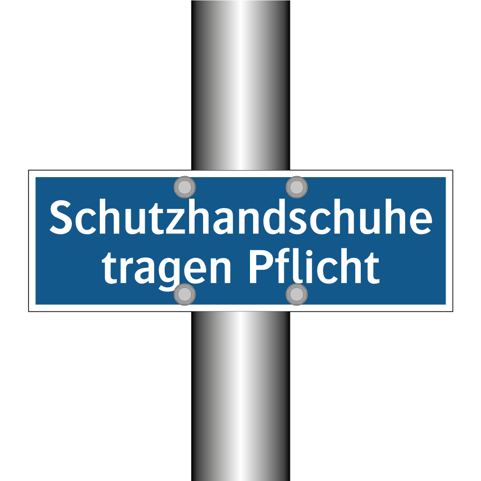 Schutzhandschuhe tragen Pflicht