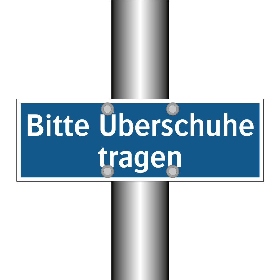 Bitte Überschuhe tragen