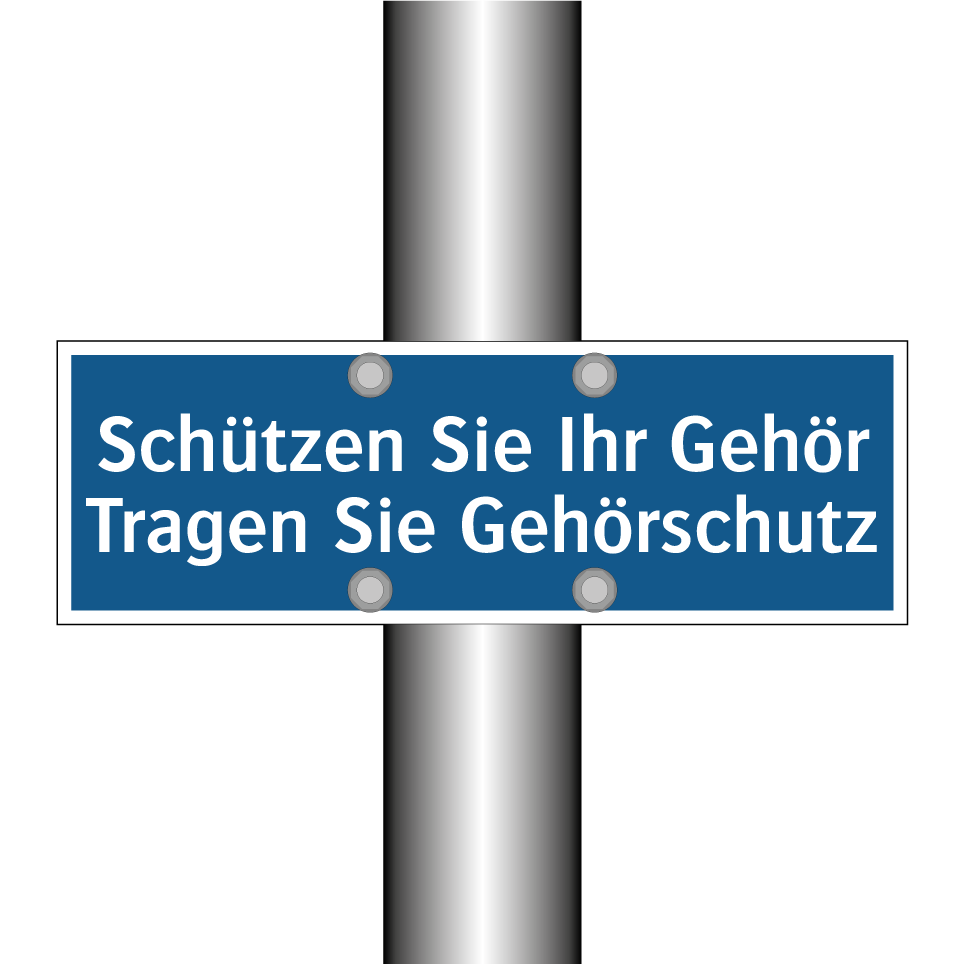 Schützen Sie Ihr Gehör Tragen Sie Gehörschutz