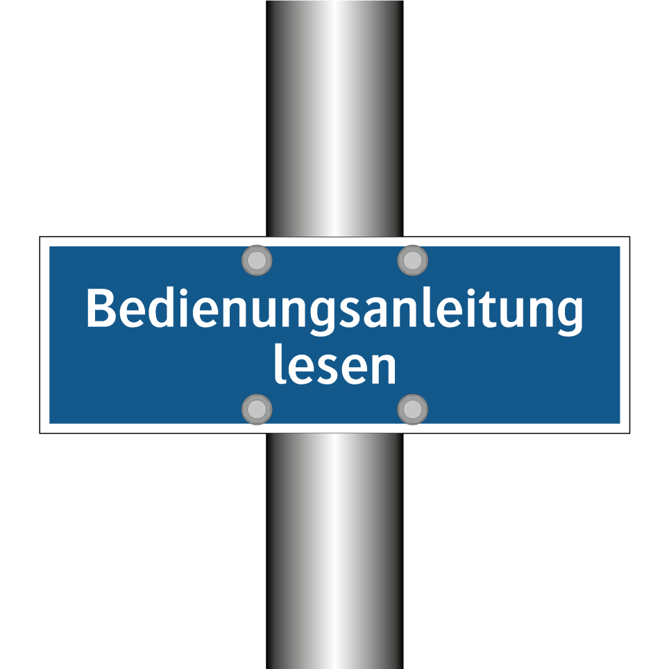 Bedienungsanleitung lesen