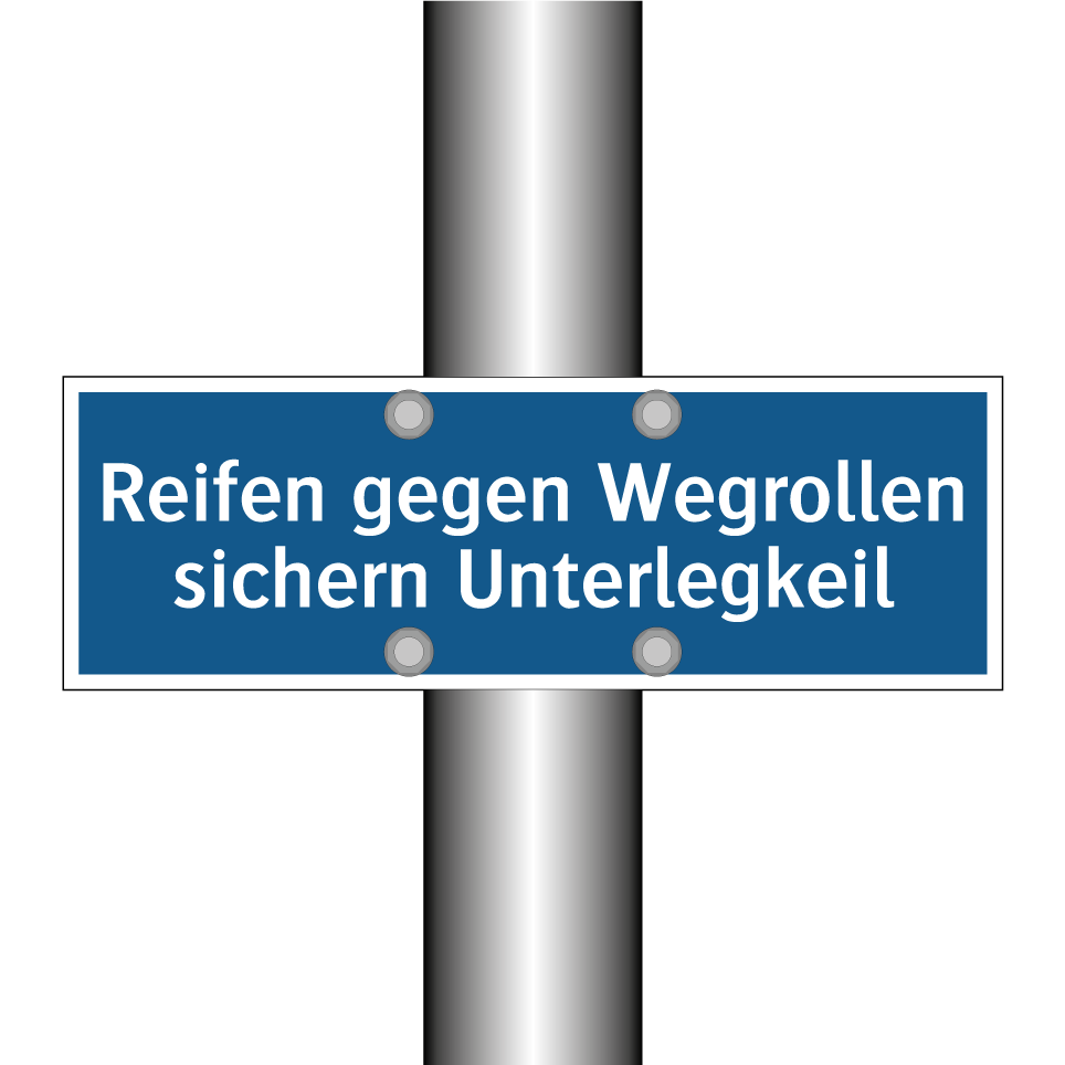 Reifen gegen Wegrollen sichern Unterlegkeil