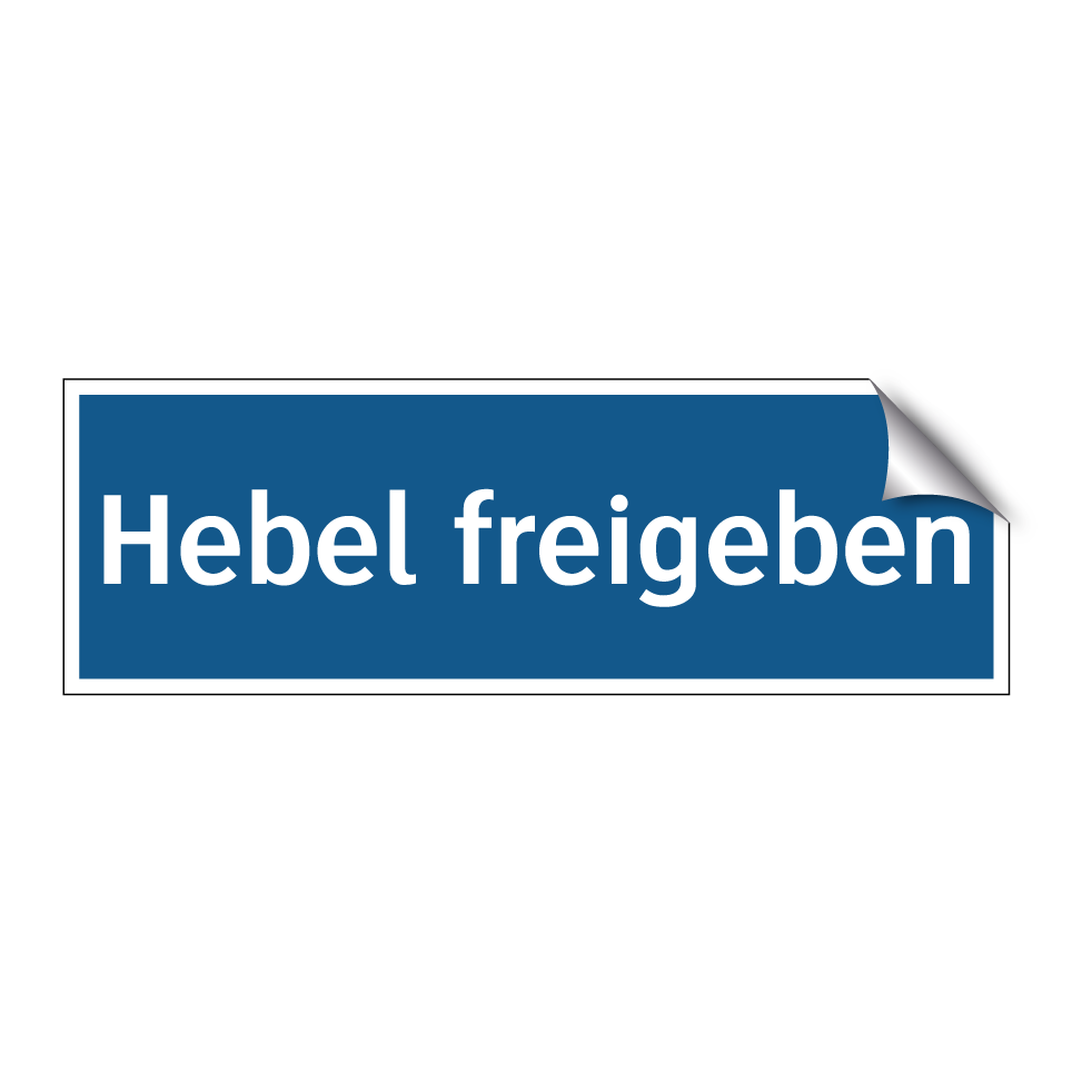 Hebel freigeben