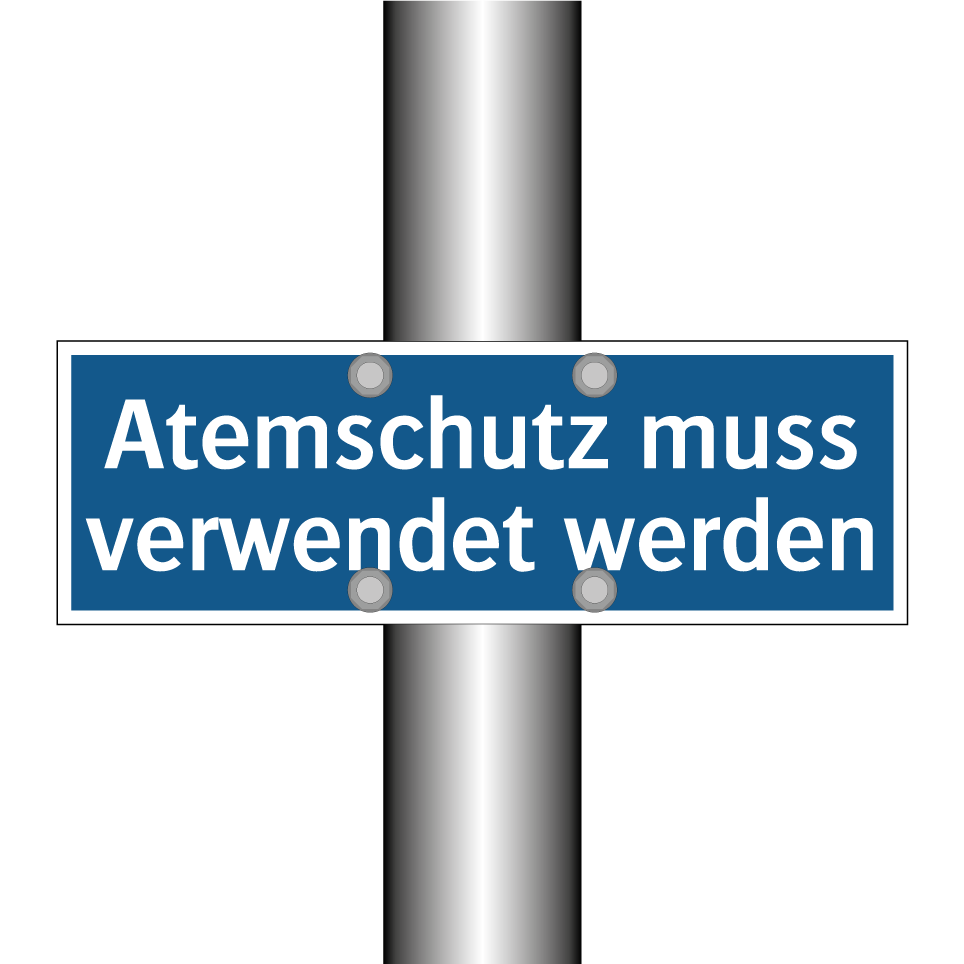 Atemschutz muss verwendet werden