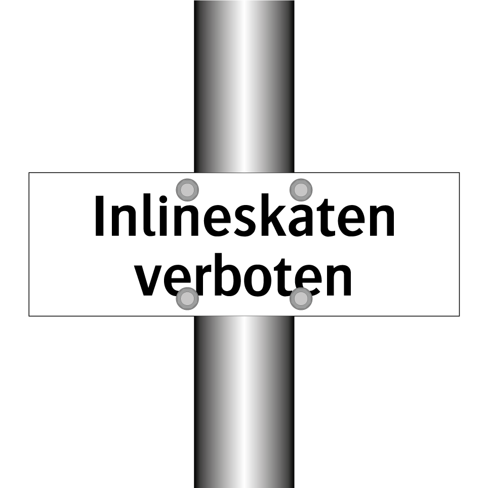 Inlineskaten verboten