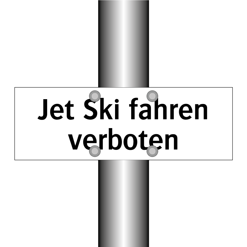 Jet Ski fahren verboten