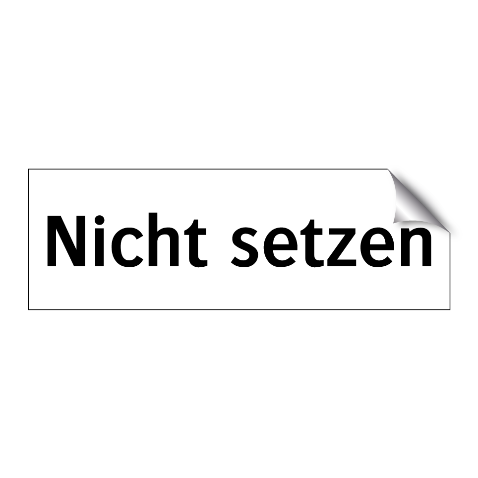 Nicht setzen