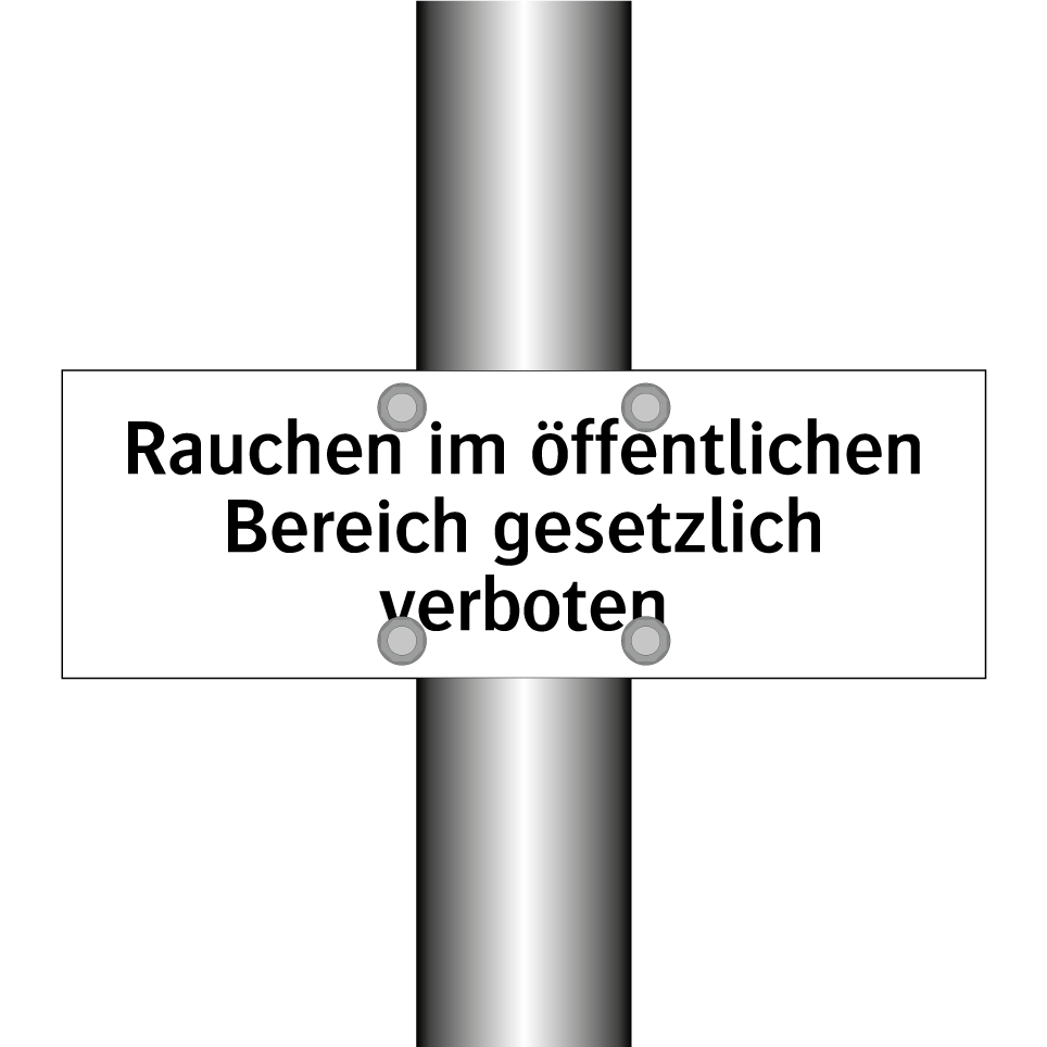 Rauchen im öffentlichen Bereich gesetzlich verboten