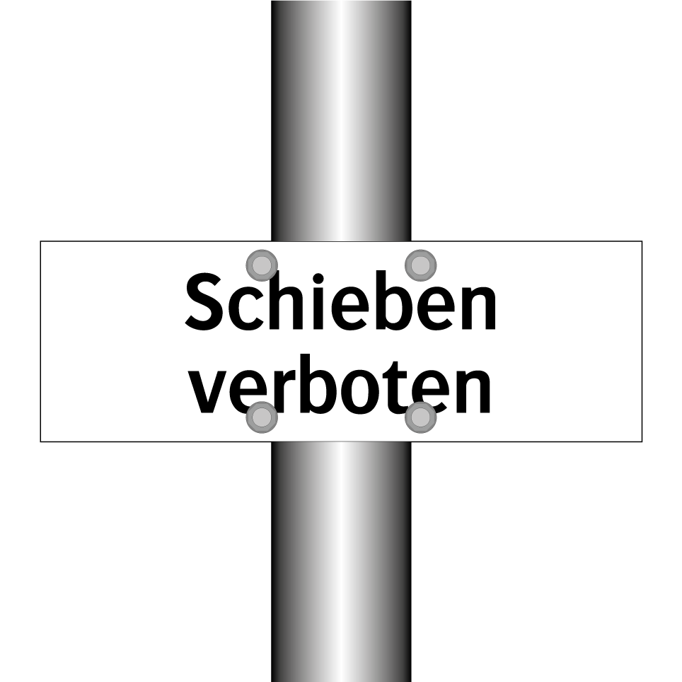 Schieben verboten