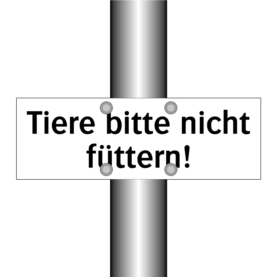Tiere bitte nicht füttern!