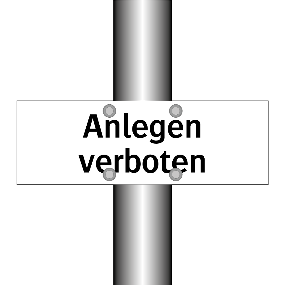 Anlegen verboten