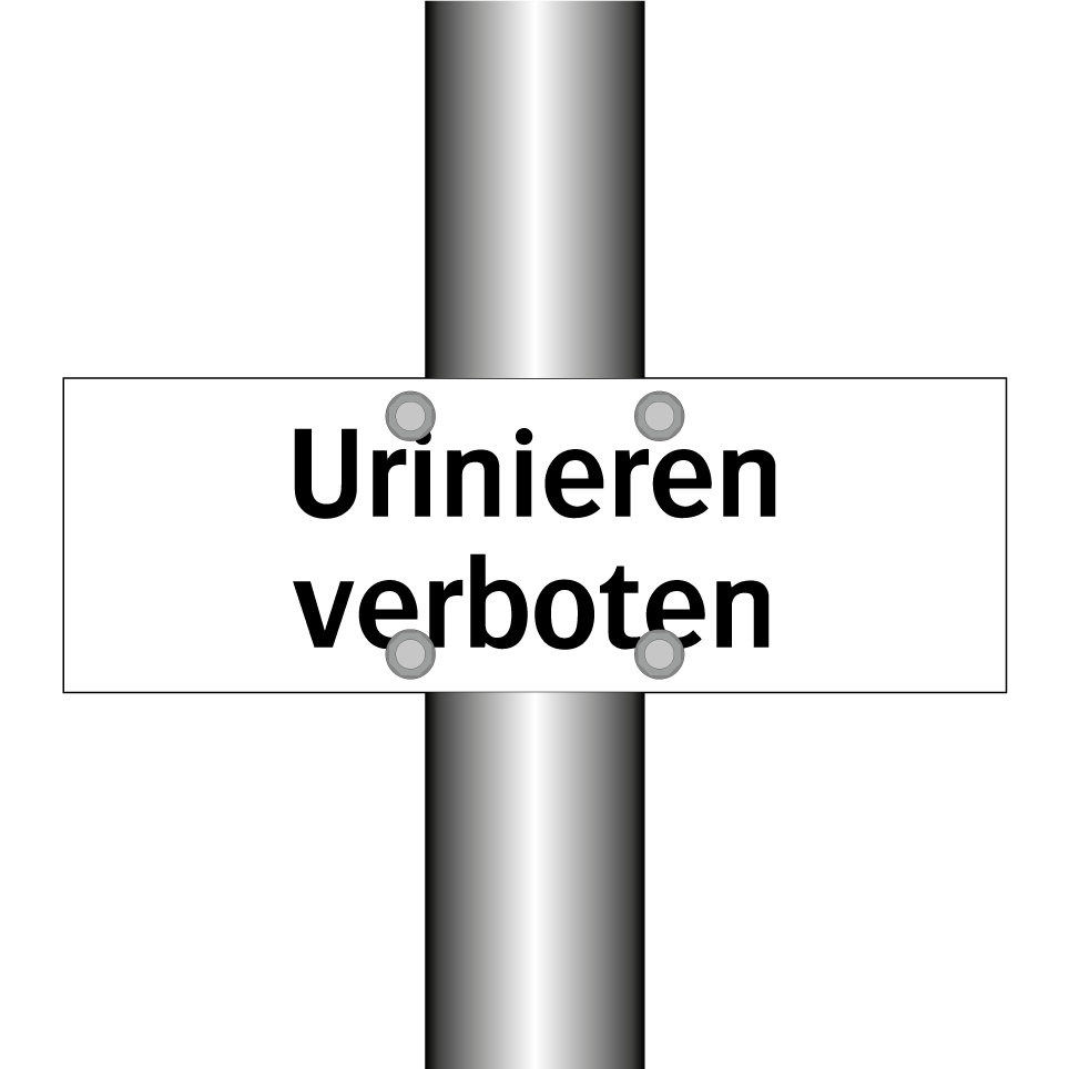 Urinieren verboten