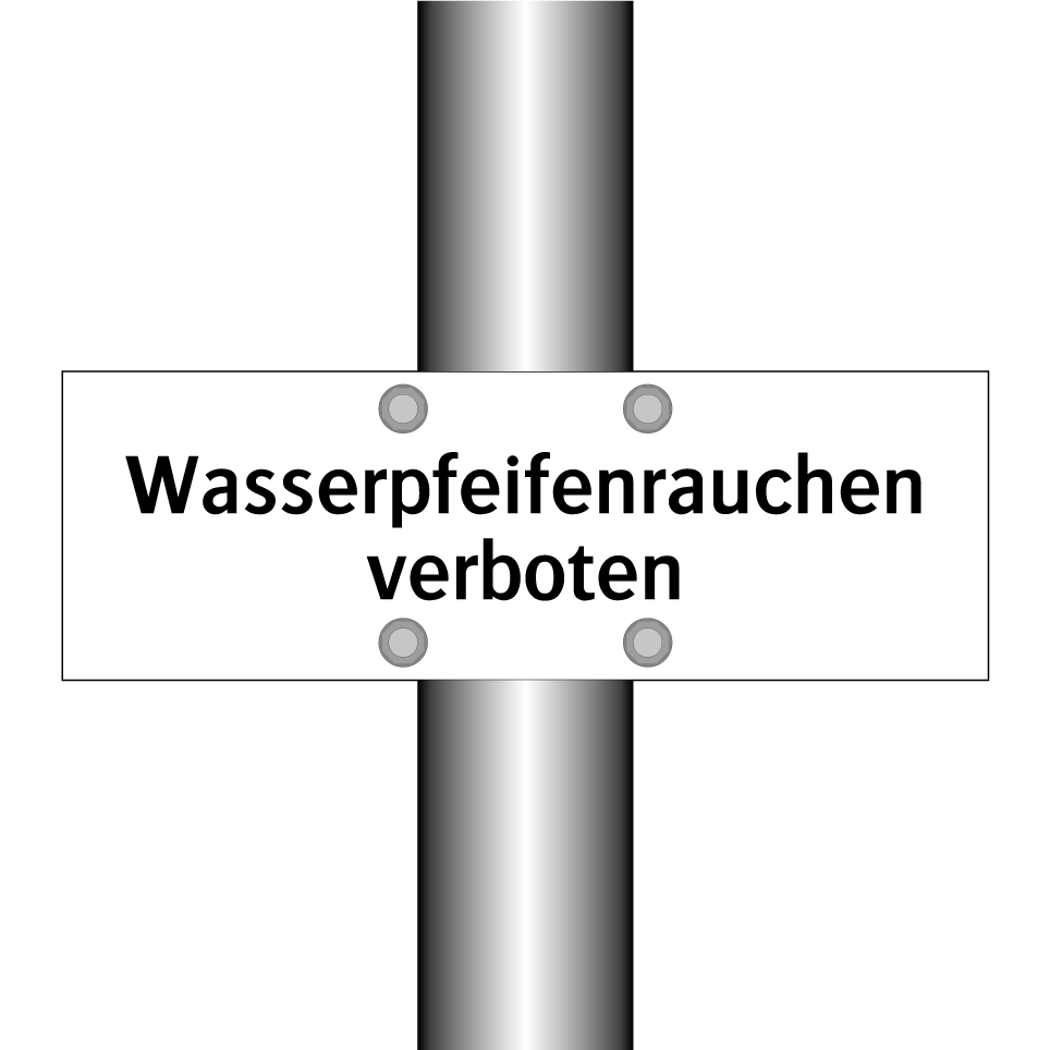 Wasserpfeifenrauchen verboten