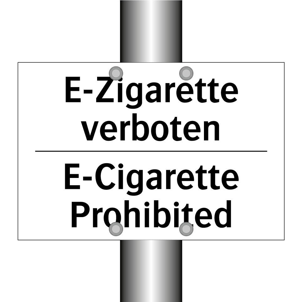 E-Zigarette verboten - E-Cigarette Prohibited