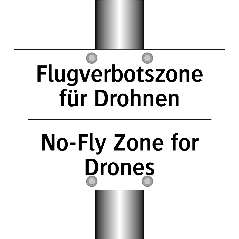 Flugverbotszone für Drohnen - No-Fly Zone for Drones