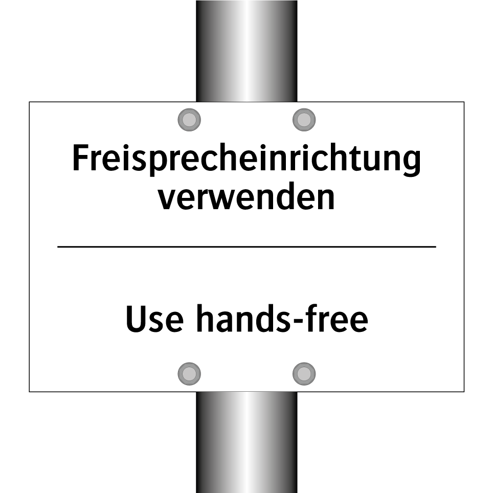 Freisprecheinrichtung verwenden/.../ - Use hands-free