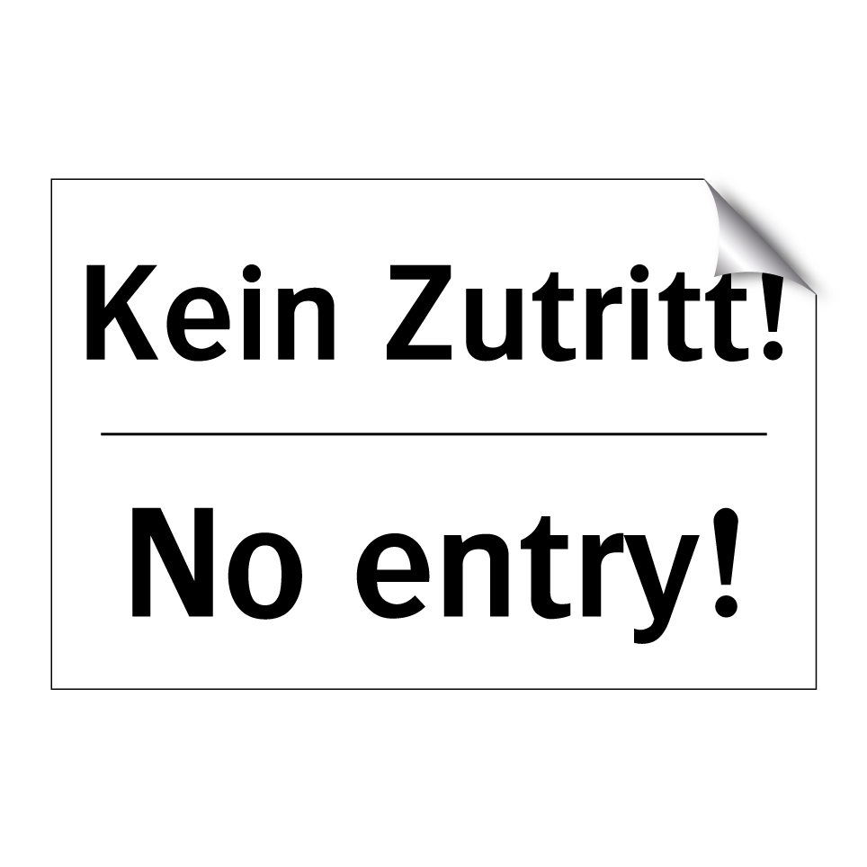 Kein Hineinschubsen ins Wasser - No pushing into water