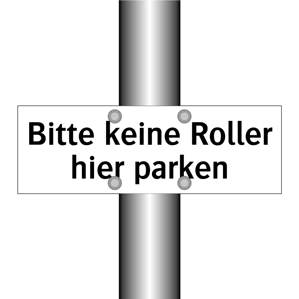 Bitte keine Roller hier parken