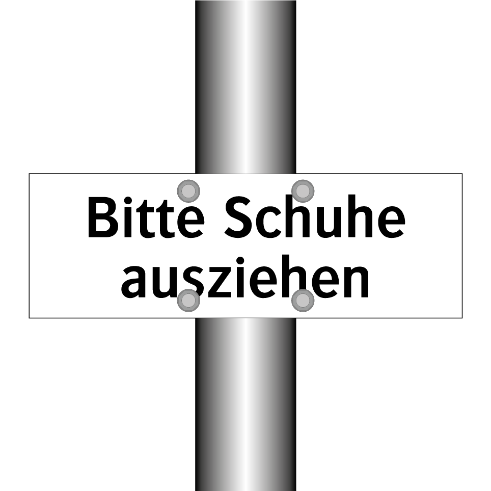 Bitte Schuhe ausziehen