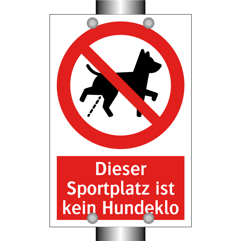 Dieser Sportplatz ist kein Hundeklo