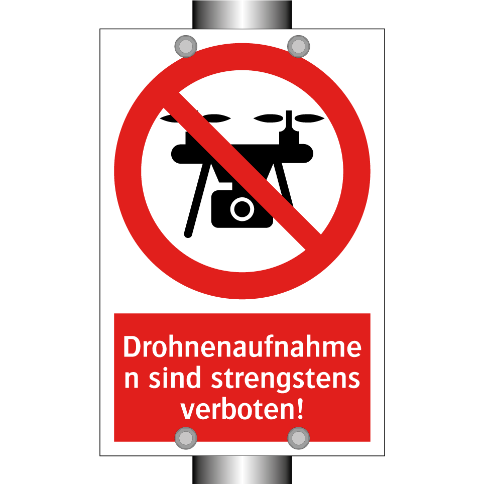 Drohnenaufnahmen sind strengstens verboten!