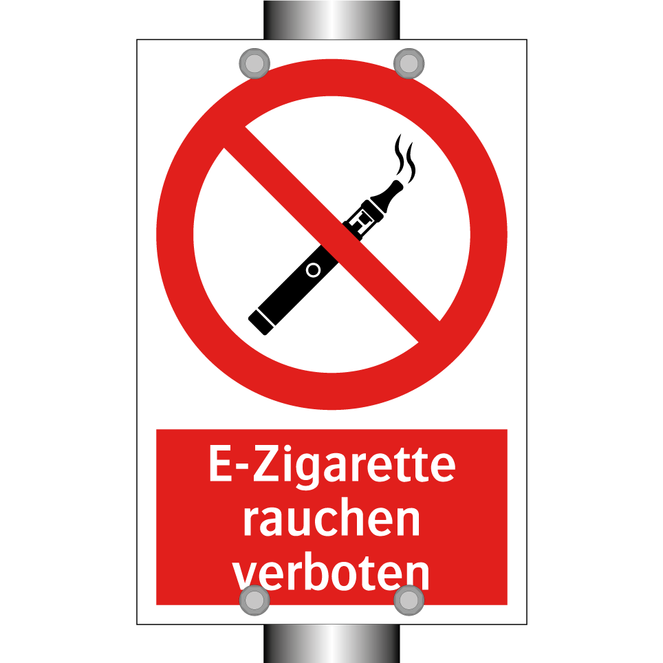 E-Zigarette rauchen verboten